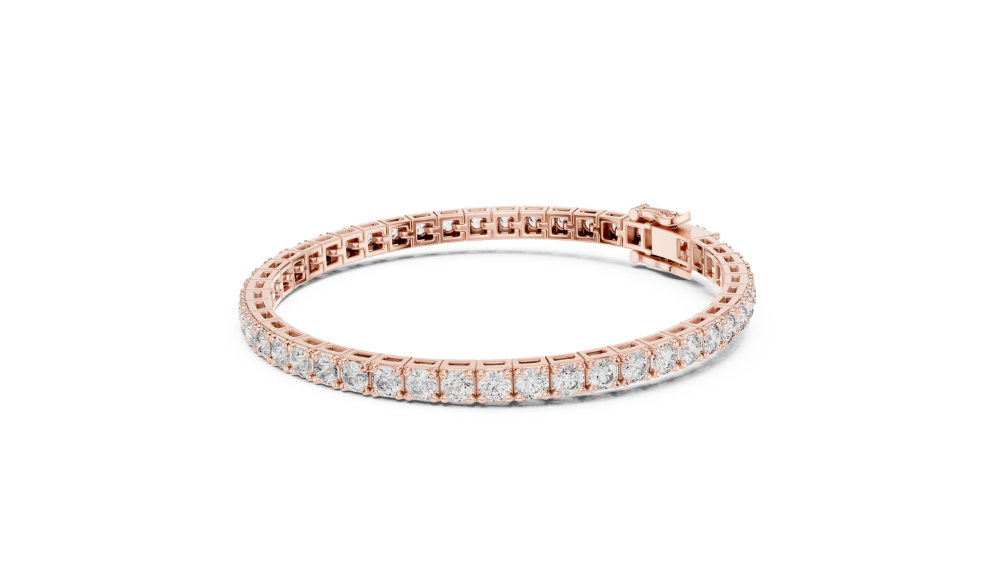 Classic Round Diamond Tennis Bracelet