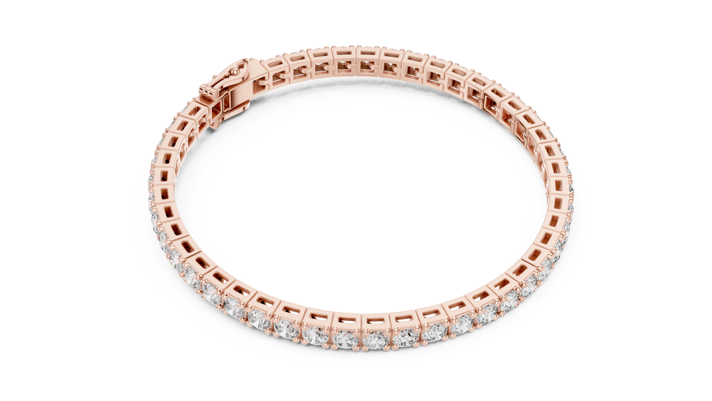 Classic Round Diamond Tennis Bracelet