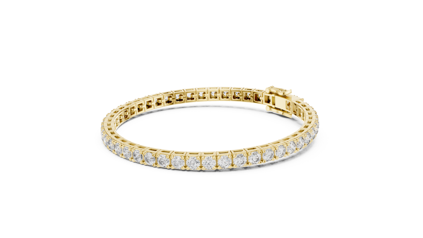 Classic Round Diamond Tennis Bracelet