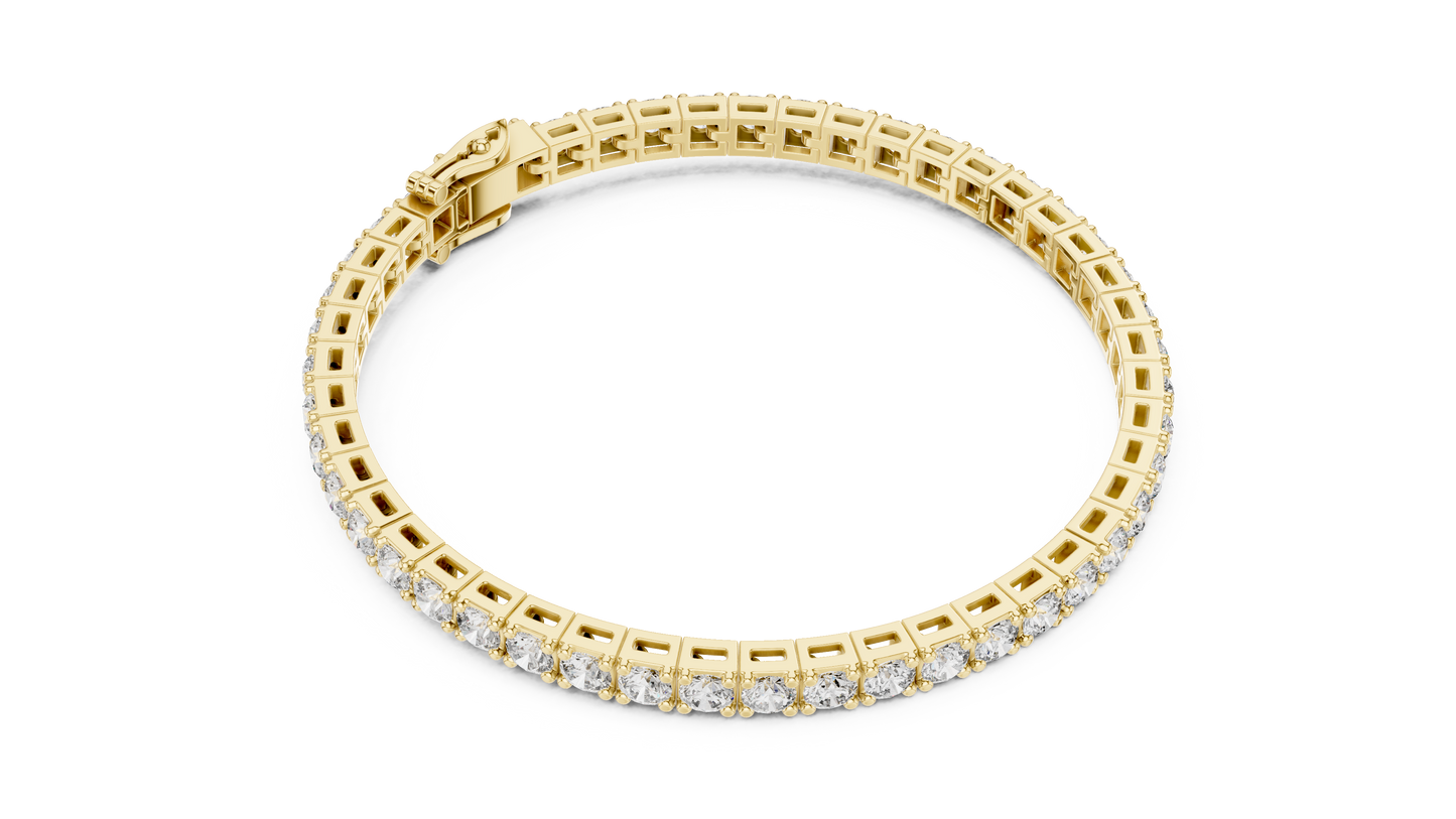 Classic Round Diamond Tennis Bracelet