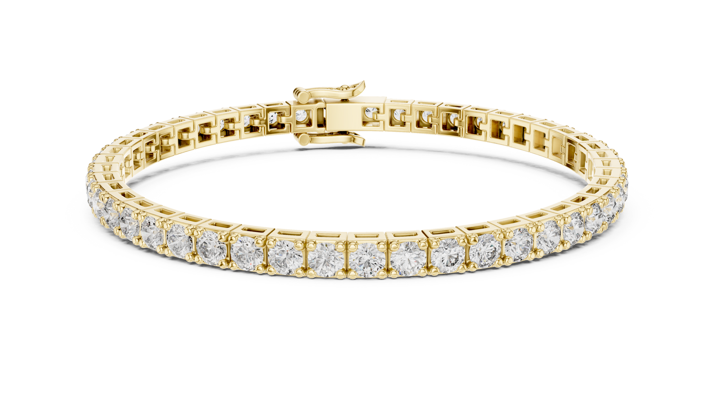 Classic Round Diamond Tennis Bracelet