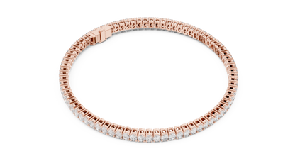 Oval Diamond Tennis Bracelet