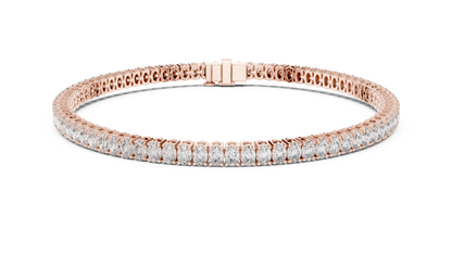Oval Diamond Tennis Bracelet