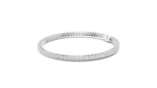 Oval Diamond Tennis Bracelet