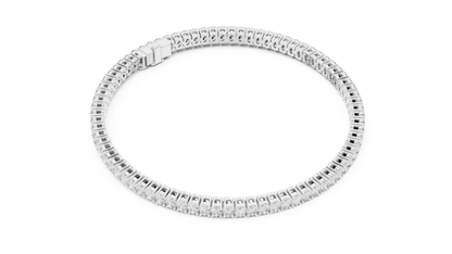 Oval Diamond Tennis Bracelet