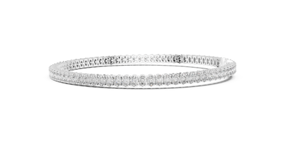 Oval Diamond Tennis Bracelet