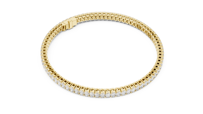 Oval Diamond Tennis Bracelet
