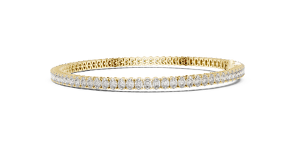 Oval Diamond Tennis Bracelet