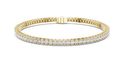 Oval Diamond Tennis Bracelet