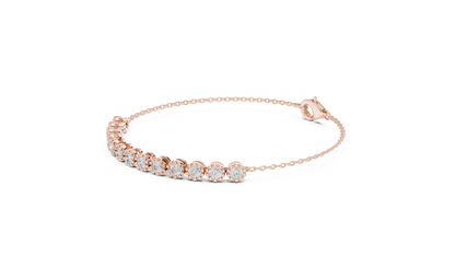 Diamond Adjustable Chain Bracelet