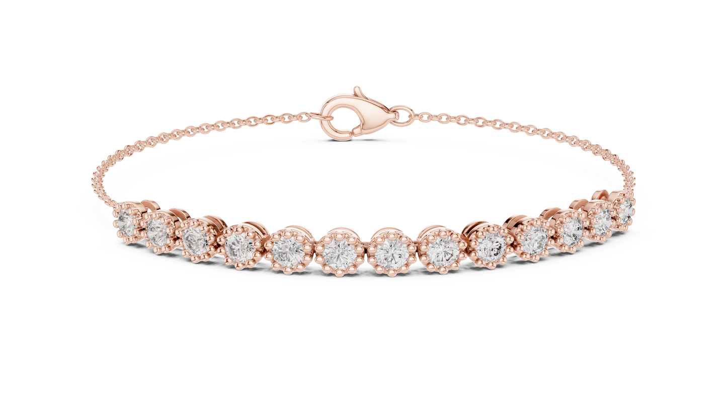 Diamond Adjustable Chain Bracelet