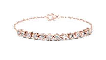 Diamond Adjustable Chain Bracelet