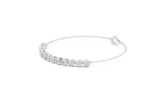 Diamond Adjustable Chain Bracelet