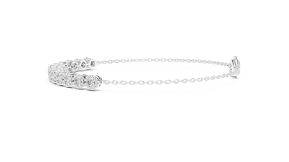 Diamond Adjustable Chain Bracelet