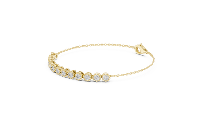 Diamond Adjustable Chain Bracelet