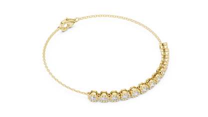 Diamond Adjustable Chain Bracelet