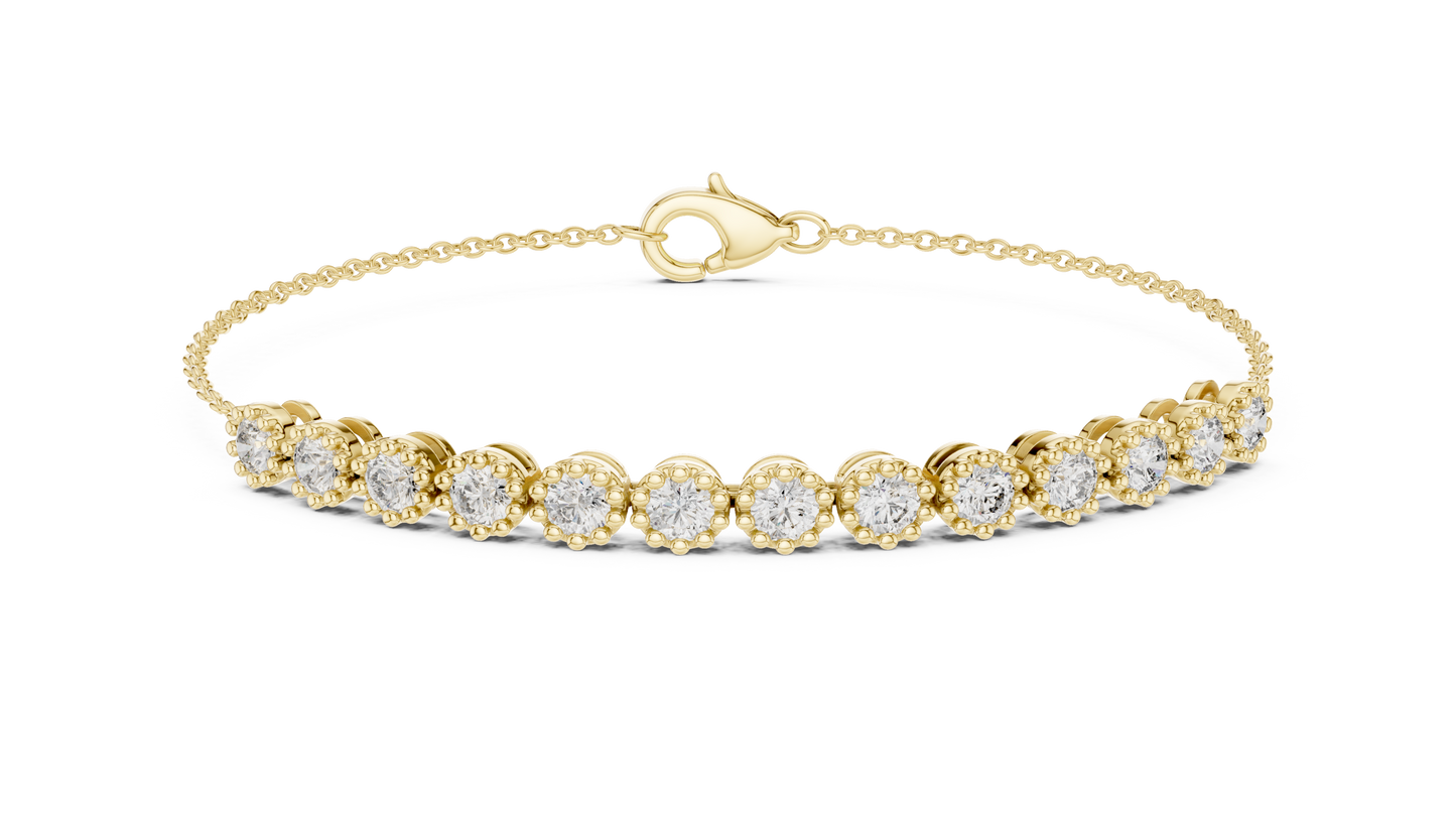 Diamond Adjustable Chain Bracelet