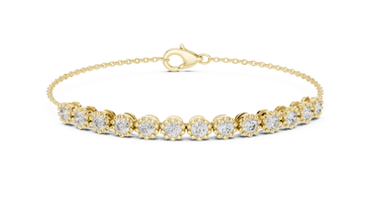 Diamond Adjustable Chain Bracelet