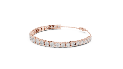 Brilliant round-cut Diamond Tennis Bracelet