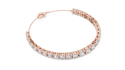 Brilliant round-cut Diamond Tennis Bracelet