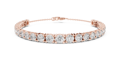 Brilliant round-cut Diamond Tennis Bracelet