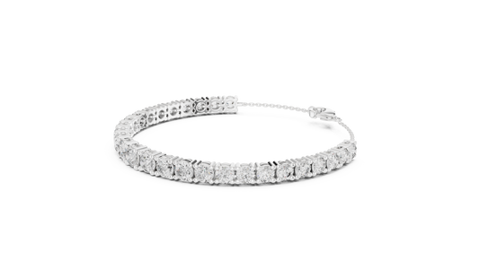 Brilliant round-cut Diamond Tennis Bracelet