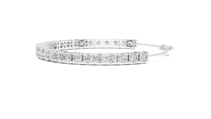 Brilliant round-cut Diamond Tennis Bracelet