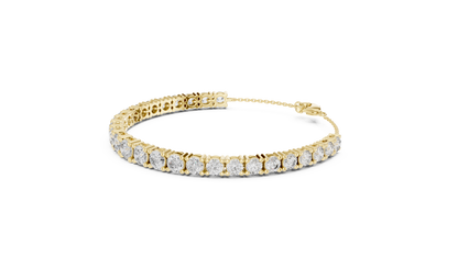 Brilliant round-cut Diamond Tennis Bracelet