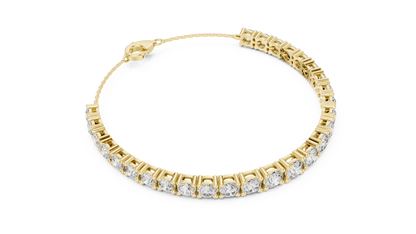 Brilliant round-cut Diamond Tennis Bracelet