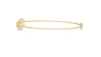 Triple Halo Diamond Bracelet