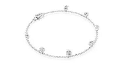 Marquise-Cut Diamond Tennis Bracelet