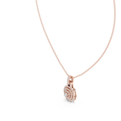 Diamond Halo Pendant