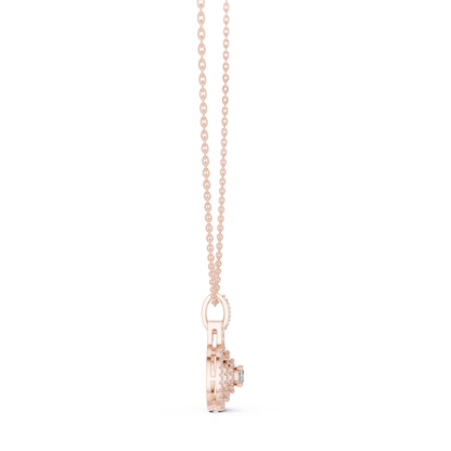 Diamond Halo Pendant