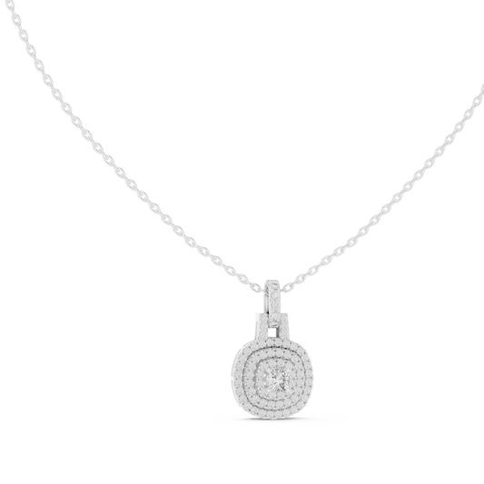 Diamond Halo Pendant
