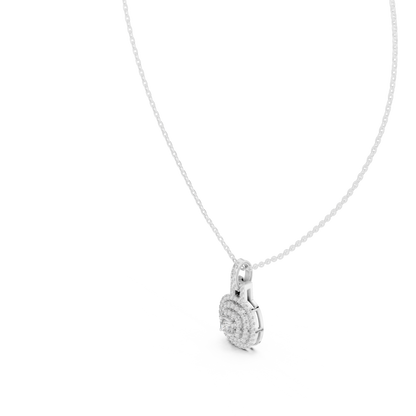 Diamond Halo Pendant