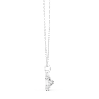 Diamond Halo Pendant