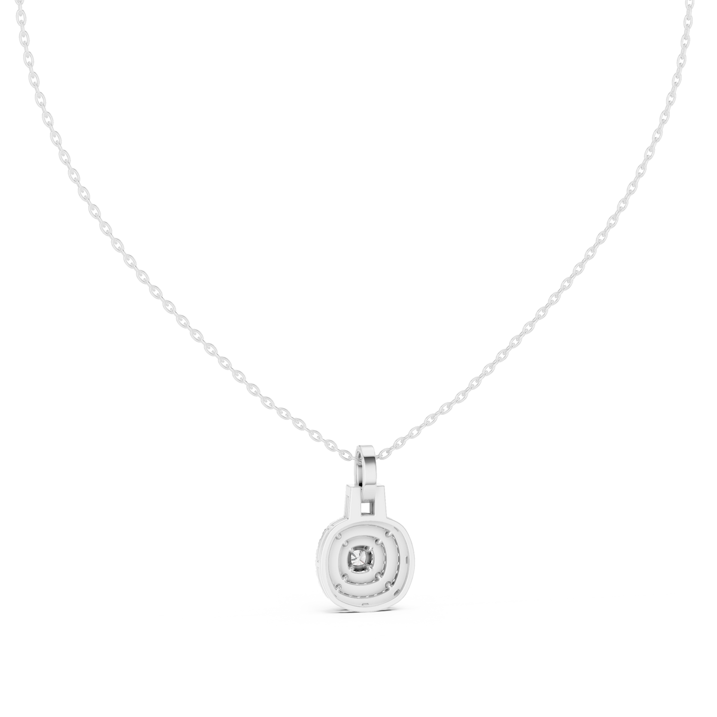 Diamond Halo Pendant