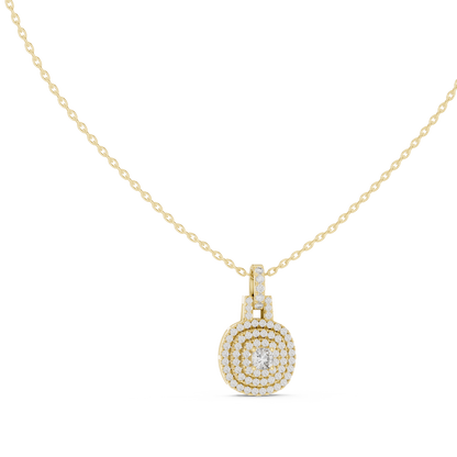 Diamond Halo Pendant