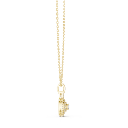 Diamond Halo Pendant