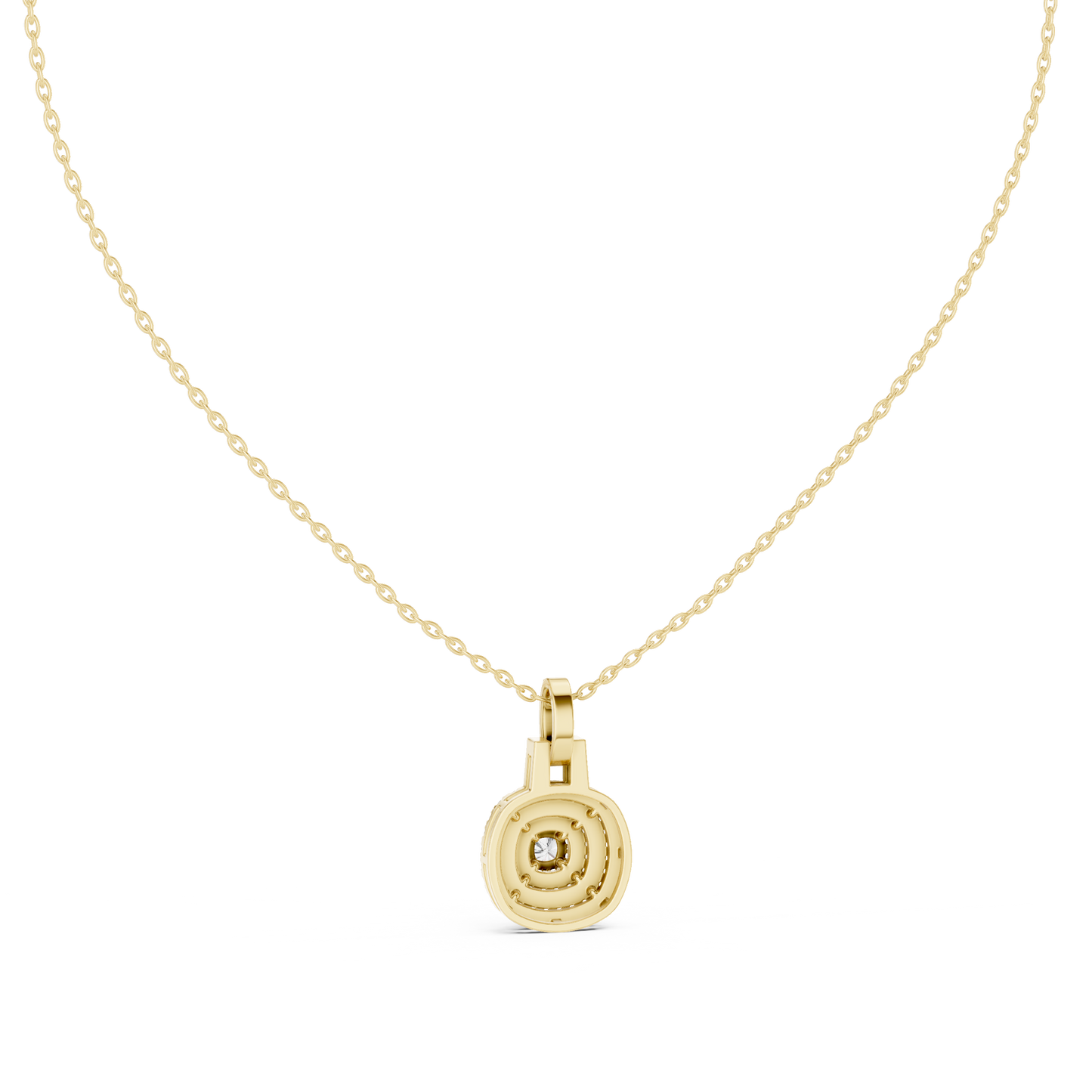 Diamond Halo Pendant
