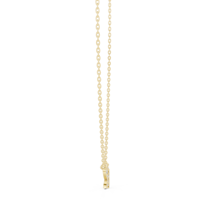 Diamond Butterfly Pendant Necklace