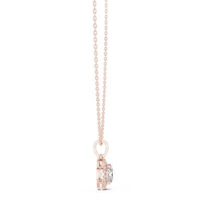 Classic Halo Diamond Pendant