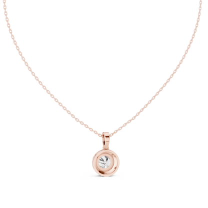 Classic Halo Diamond Pendant