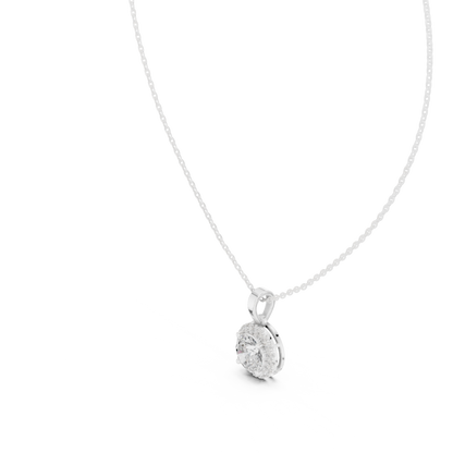 Classic Halo Diamond Pendant