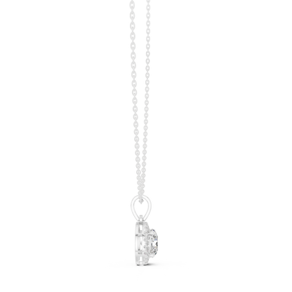 Classic Halo Diamond Pendant