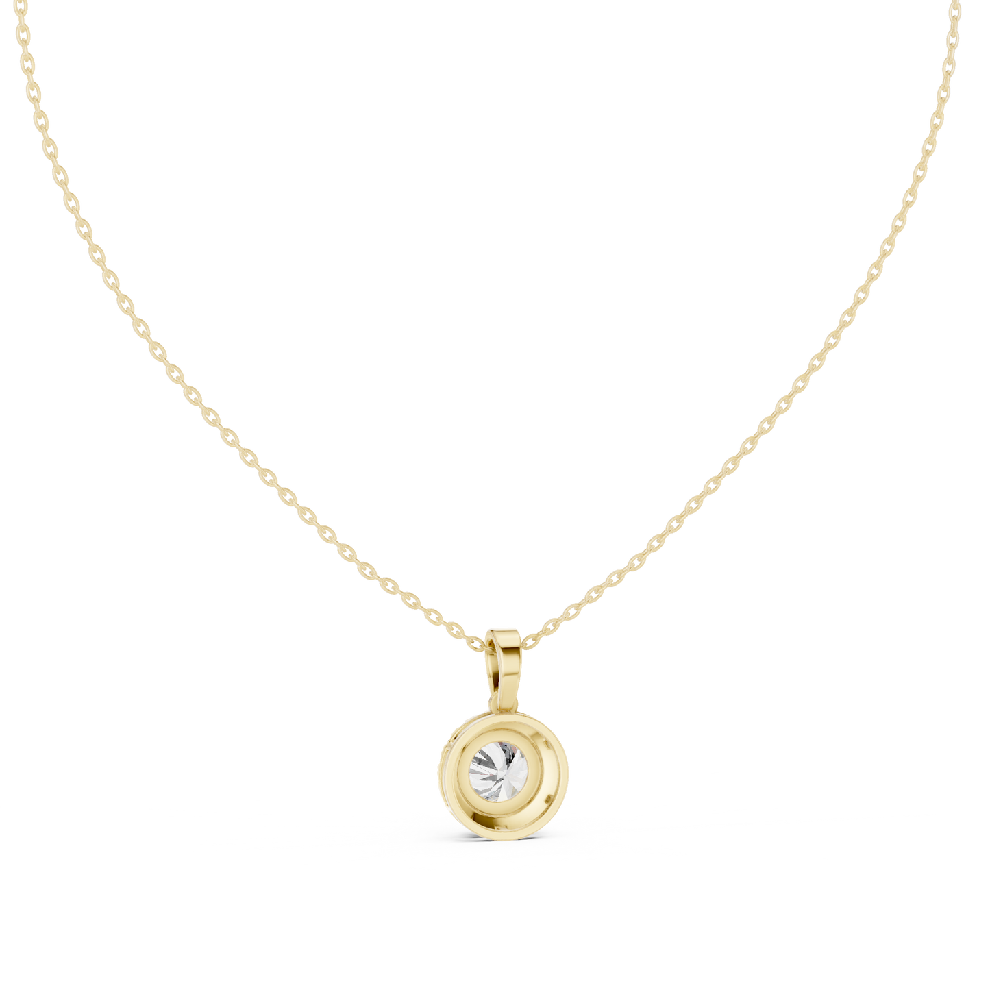Classic Halo Diamond Pendant