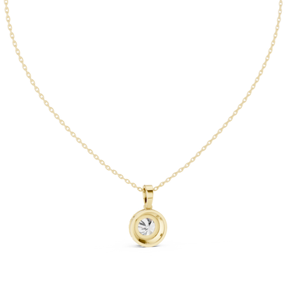 Classic Halo Diamond Pendant