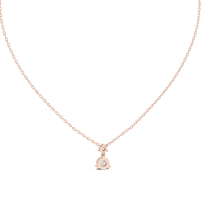 Two-Diamond Drop Pendant Necklace
