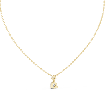 Two-Diamond Drop Pendant Necklace