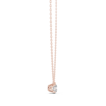 Classic Round Solitaire Diamond Pendant